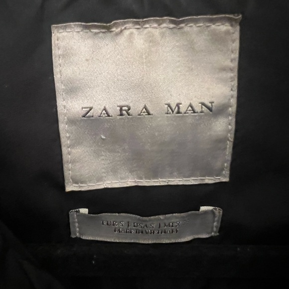Zara man black performance jacket size S - Picture 2 of 2